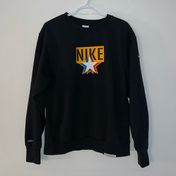 Nike Dri-Fit Black Sweater Shirt Crewneck Baseball Unisex STANDARD ISSUE - Picture 2 of 6